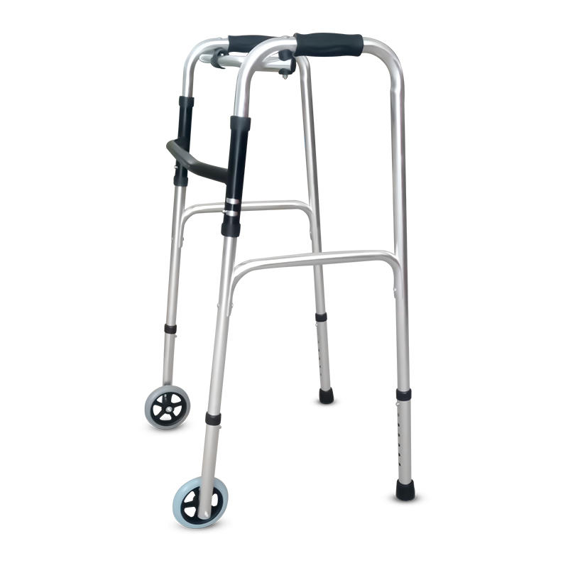 Faltbarer, verstellbarer mobiler Rahmen für Behinderte mit Rädern
